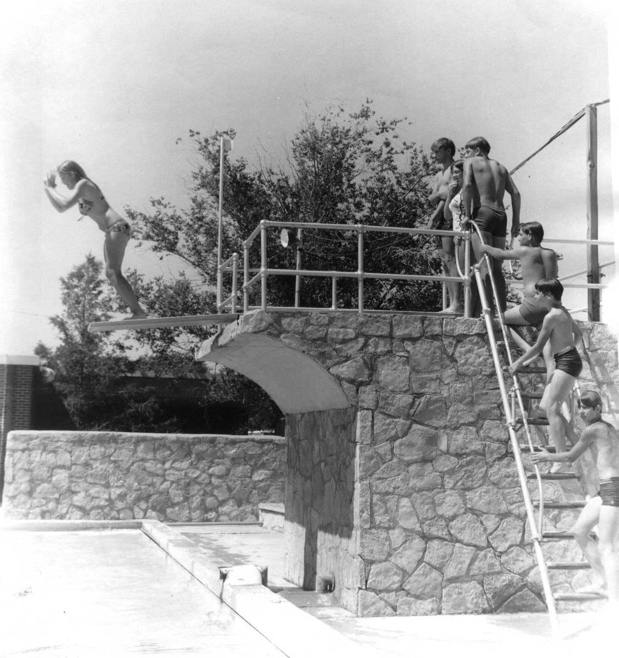 city swimming pool 1972 stone col no number